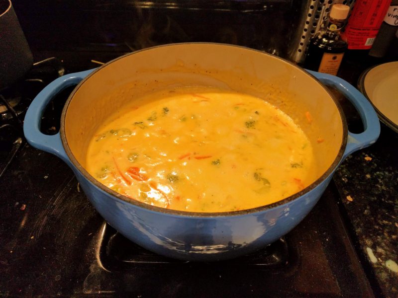 10-20-2018 Broccoli Cheddar Soup