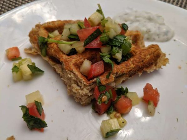 Falafel Waffles