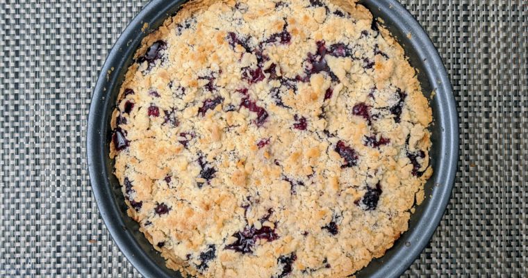 Berman’s Blueberry Pie Crumble