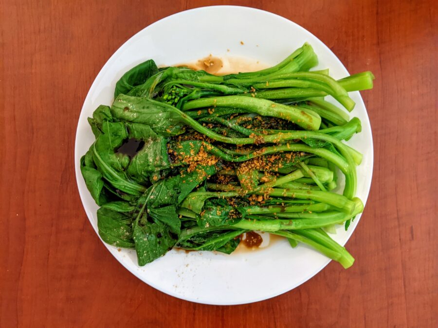 Yu Choy with Oyster Sauce