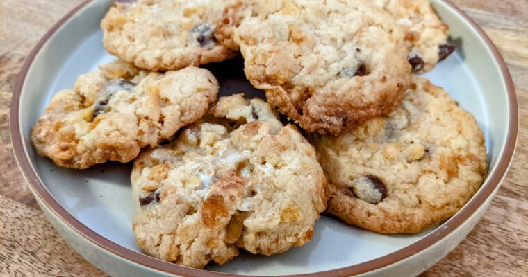 Marshmallow Cornflake Chocolate Chip Cookies