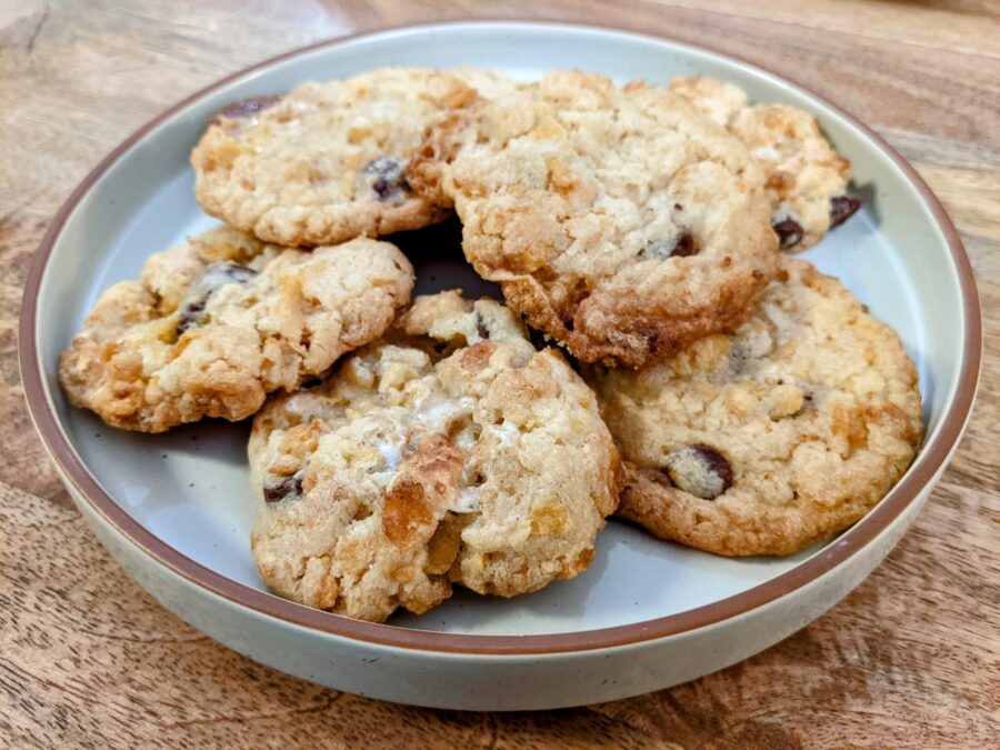 Marshmallow Cornflake Chocolate Chip Cookies
